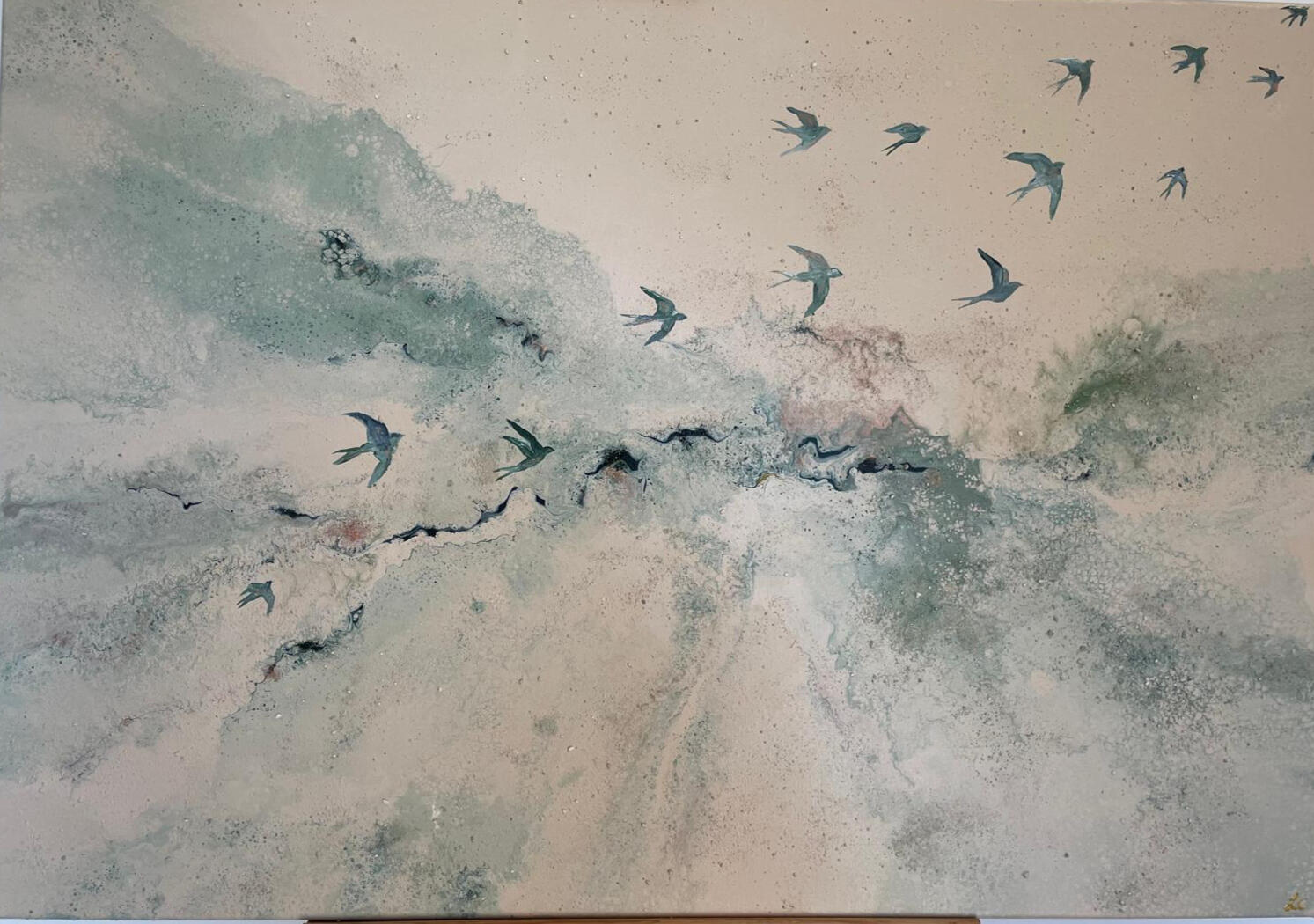 Letting go (70cm x 100cm)